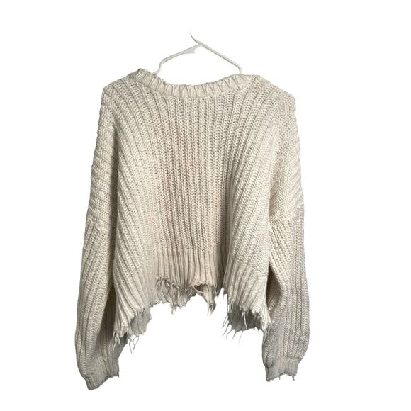 Revolve Wildfox Palmetto Reversible Knit Sweater Womens Size Small reversible - Picture 4 of 14